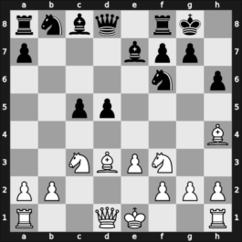 1946 Londen I – Round 3 – Golombek, Harry – 1/2-1/2 – Tartakower, Savielly – G11