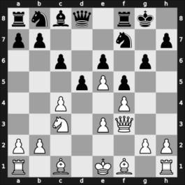 1946 Londen II – Round 1 – Newman Caceres, Reynaldo Adolfo – 0-1 – Abrahams, Gerald – G1