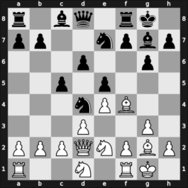 1946 Londen II – Round 1 – Bellod Thomas, Gonzalo – 1/2-1/2 – Denker, Arnold S – G1