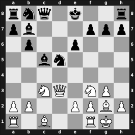 1946 Londen II – Round 2 – Denker, Arnold S – 1-0 – Medina-Garcia, Antonio – G5
