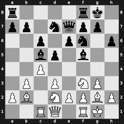 1946 Londen II – Round 5 – Devos, Paul – 1-0 – Euwe, Max – G9