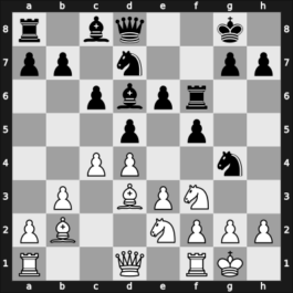 1946 Londen II – Round 11 – Denker, Arnold S – 0-1 – Abrahams, Gerald – G28