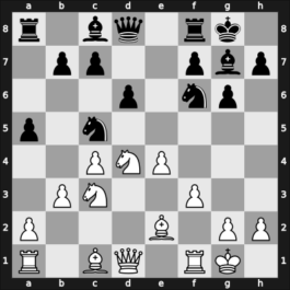 1946 Maastricht – Round 9 – Soultanbeieff, Victor – 0-1 – Euwe, Max – G38