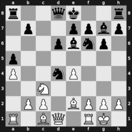 1946 Mar del Plata – Round 1 – Hounie Fleurquin, Carlos – 1/2-1/2 – Pilnik, Herman – G22