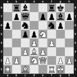 1946 Mar del Plata – Round 4 – Rocas, Orlando – 0-1 – Najdorf, Miguel – G56