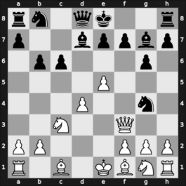 1946 Mar del Plata – Round 10 – Najdorf, Miguel – 1-0 – Iliesco, Juan – G94