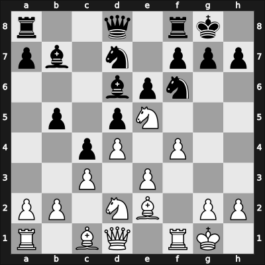 1946 Mar del Plata – Round 12 – Najdorf, Miguel – 1-0 – Hounie Fleurquin, Carlos – G109