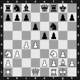 1946 Moscow – Round 1 – Alatortsev, Vladimir N. – 0-1 – Simagin, Vladimir – G8