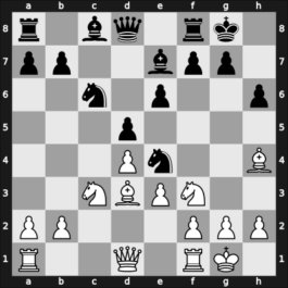 1946 Moscow Ch – Round 1 – Bondarevsky, Igor – 1/2-1/2 – Simagin, Vladimir – G3