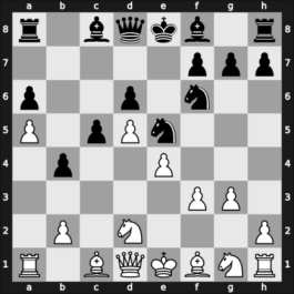 1946 Moscow Ch – Round 1 – Alatortsev, Vladimir N. – 1-0 – Bondarevsky, Igor – G10