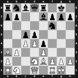 1946 Moscow Ch – Round 1 – Bondarevsky, Igor – 1-0 – Bronstein, Daniel E – G43
