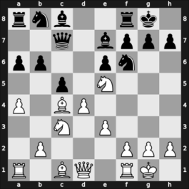 1946 Moscow RUS – Round 1 – Solntsev, Yury – 0-1 – Ravinsky, Grigory – G6