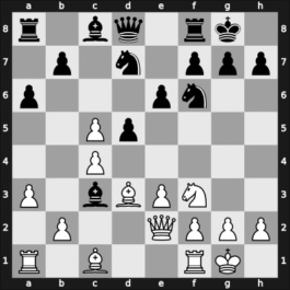 1946 Moscow RUS – Round 1 – Smyslov, Vladimir – 1-0 – Averbakh, Yuri L – G11