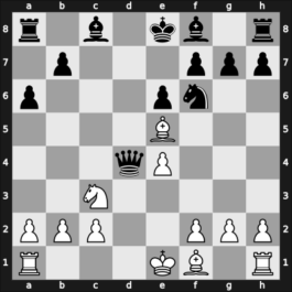1946 Moscow RUS – Round 1 – Averbakh, Yuri L – 1-0 – Baturinsky, Victor – G17