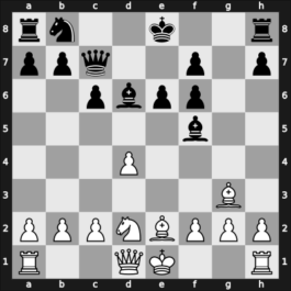 1946 Moscow RUS – Round 1 – Averbakh, Yuri L – 1/2-1/2 – Simagin, Vladimir – G30