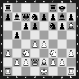 1946 Moscow RUS – Round 1 – Ravinsky, Grigory – 1-0 – Smyslov, Vladimir – G32