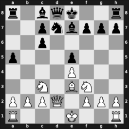 1946 Moscow RUS – Round 1 – Chistiakov, Alexander – 0-1 – Averbakh, Yuri L – G35