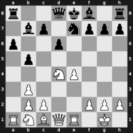 1946 Moscow RUS – Round 1 – Panov, Vasily – 0-1 – Bondarevsky, Igor – G41