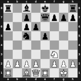 1946 Moscow RUS – Round 1 – Chistiakov, Alexander – 1/2-1/2 – Estrin, Yakov – G42