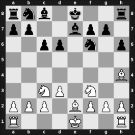 1946 Moscow RUS – Round 1 – Kamyshov, Mikhail – 1-0 – Alatortsev, Vladimir N. – G49