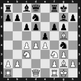 1946 Moscow-Prague – Round 4 – Sajtar, Jaroslav – 0-1 – Bronstein, David I – G16