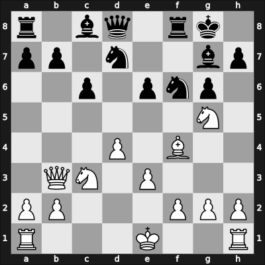 1946 New York ch-USA – Round 1 – Drexel, Gustave – 0-1 – Reshevsky, Samuel – G18