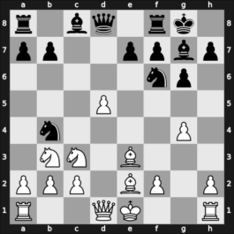 1946 Nottingham ch-BCF – Round 9 – Wade, Robert G – 1/2-1/2 – Wood, Beau – G53
