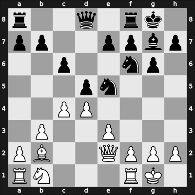 1946 Ostrawa ch CZE – Round 12 – Zita, Frantisek – 1/2-1/2 – Pachman, Ludek – G18