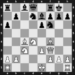 1946 Pittsburgh Open – Round 1 – Abrahams Gordon, Francisco Tomas – 0-1 – Bisguier, Arthur B – G12