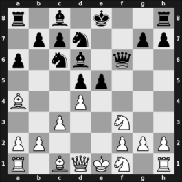 1946 Staunton Memorial – Round 7 – Tartakower, Savielly – 1-0 – Guimard, Carlos E – G13
