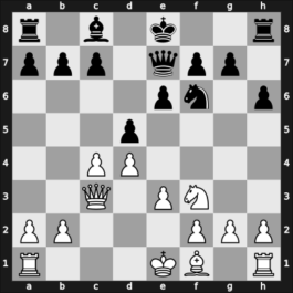 1946 Staunton, Groningen NED – Round 5 – Denker, Arnold S – 1-0 – Steiner, Heinrich Jun. – G13
