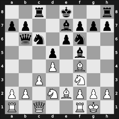 1946 Staunton, Groningen NED – Round 5 – Bernstein, Ossip – 1/2-1/2 – Szabo, Laszlo – G14