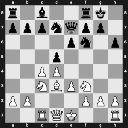 1946 Staunton, Groningen NED – Round 9 – Kotov Lundqvist, Alex – 1/2-1/2 – Najdorf, Miguel – G31