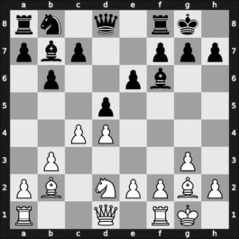 1946 Staunton, Groningen NED – Round 10 – Denker, Arnold S – 1-0 – Bernstein, Olivia – G33