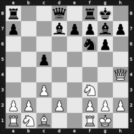 1946 Staunton, Groningen NED – Round 15 – Tartakower, Savielly – 0-1 – Boleslavsky, Isaac – G53