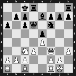 1946 Staunton, Groningen NED – Round 15 – Euwe, Max – 1-0 – Vidmar, Milan Sr – G54
