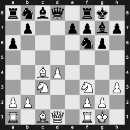 1946 Staunton, Groningen NED – Round 17 – Najdorf, Miguel – 1/2-1/2 – Smyslov, Vladimir – G62