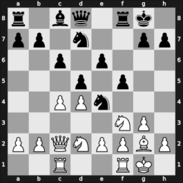 1946 Staunton, Groningen NED – Round 19 – Szabo, Ladislav – 1-0 – Steiner, Heinrich Jun. – G74