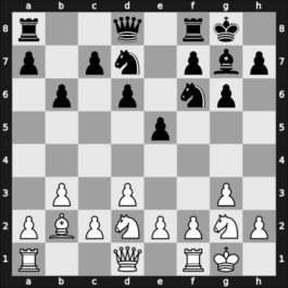 1946 Stockholm SWE – Round ? – Danielsson, Gosta – 1/2-1/2 – Stoltz, Gosta – G18