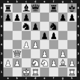 1946 USA Ch New York, NY USA – Round 1 – Denker, Arnold S – 1-0 – Drexel, Gustave – G10