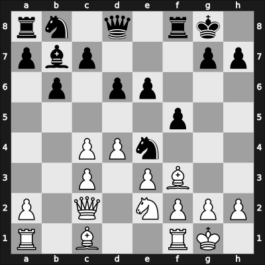 1946 USA Ch New York, NY USA – Round 1 – Kashdan, Isaac – 1/2-1/2 – Santasiere, Anthony – G17