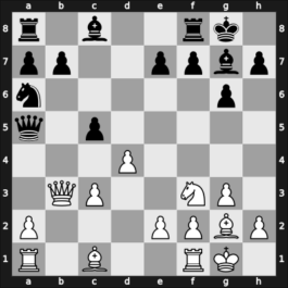 1947 Buenos Aires ch-ARG – Round 1 – Benko, Francisco – 1-0 – Beretta, Alberto Luigi – G13