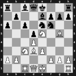 1947 Buenos Aires ch-ARG – Round 1 – Maderna, Carlos – 1/2-1/2 – Rebizzo, Cayetano – G39