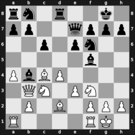 1947 CAN Ch – Round 1 – Yanofsky, Daniel Abraham – 1/2-1/2 – Yerhoff, Frank – G1