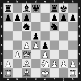 1947 Chigorin Memorial – Round 1 – Trifunovic, Petar – 1-0 – Novotelnov, Nikolai – G21