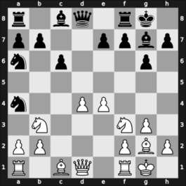 1947 Chigorin Memorial – Round 1 – Novotelnov, Nikolai – 1-0 – Gligorić, Svetozar – G33