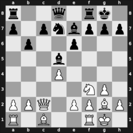 1947 Chigorin Memorial – Round 1 – Trifunovic, Petar – 1/2-1/2 – Kholmov, Ratmir D – G42