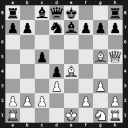 1947 Chigorin Memorial – Round 1 – Smyslov, Vladimir – 1/2-1/2 – Trifunovic, Petar – G52