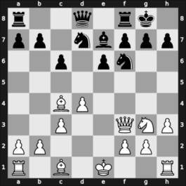 1947 Chigorin Memorial – Round 1 – Sokolsky, Alexey – 1/2-1/2 – Kholmov, Ratmir D – G57