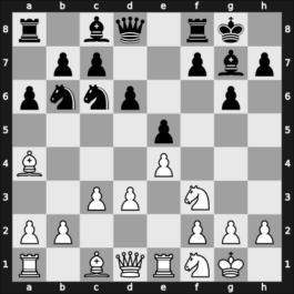 1947 Chigorin Memorial – Round 1 – Boleslavsky, Isaac – 1-0 – Trifunovic, Petar – G61